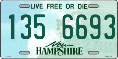 NH license plate 1356693