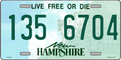 NH license plate 1356704