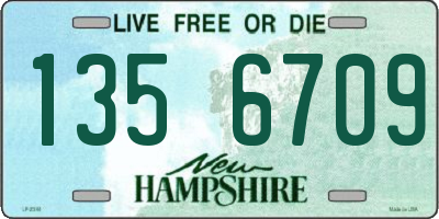 NH license plate 1356709