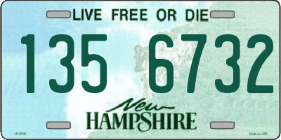 NH license plate 1356732