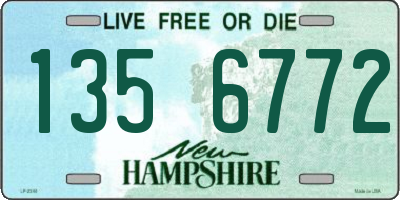 NH license plate 1356772