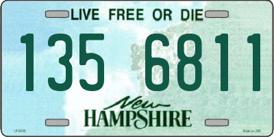 NH license plate 1356811