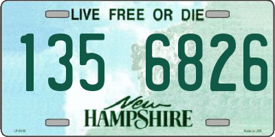 NH license plate 1356826