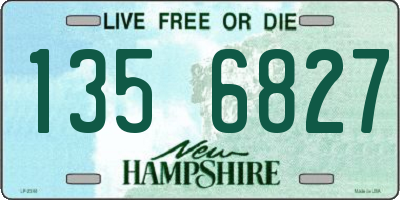 NH license plate 1356827