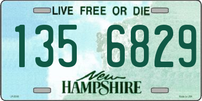 NH license plate 1356829