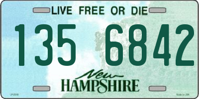 NH license plate 1356842