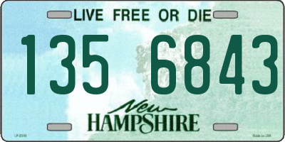 NH license plate 1356843