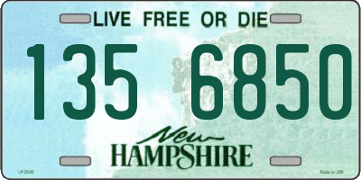 NH license plate 1356850