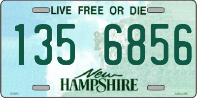 NH license plate 1356856