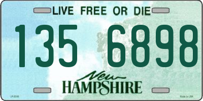 NH license plate 1356898