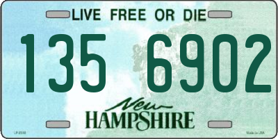 NH license plate 1356902