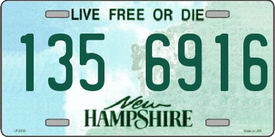 NH license plate 1356916