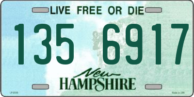 NH license plate 1356917