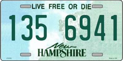 NH license plate 1356941