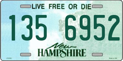 NH license plate 1356952