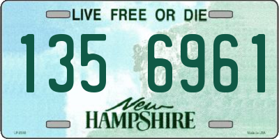 NH license plate 1356961