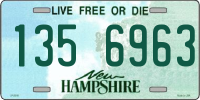 NH license plate 1356963