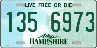NH license plate 1356973