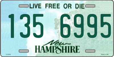 NH license plate 1356995