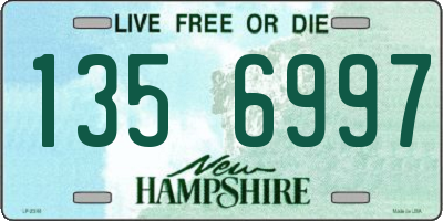 NH license plate 1356997