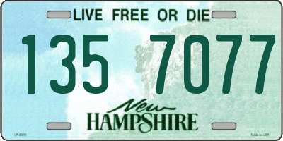 NH license plate 1357077