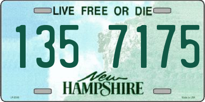 NH license plate 1357175