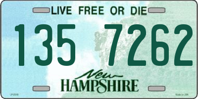 NH license plate 1357262