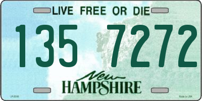 NH license plate 1357272