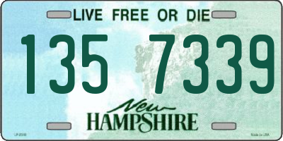 NH license plate 1357339