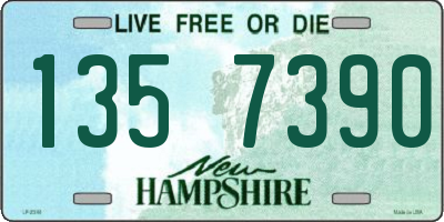 NH license plate 1357390