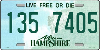 NH license plate 1357405