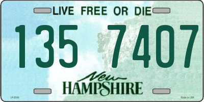 NH license plate 1357407
