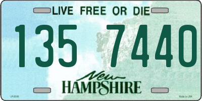 NH license plate 1357440