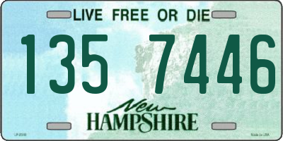 NH license plate 1357446