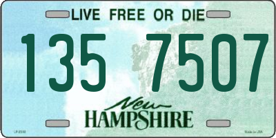 NH license plate 1357507