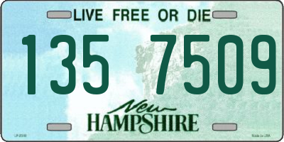 NH license plate 1357509