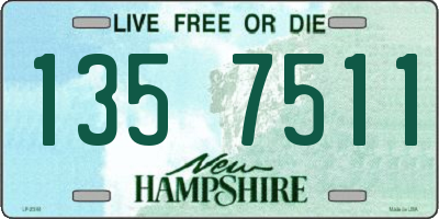 NH license plate 1357511