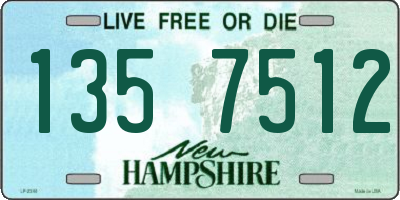 NH license plate 1357512