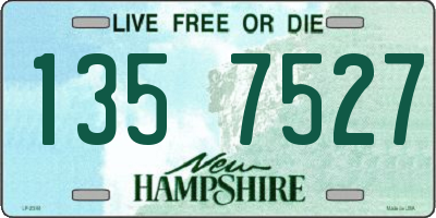 NH license plate 1357527