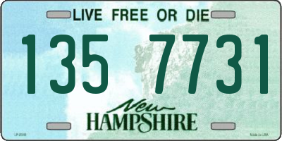 NH license plate 1357731