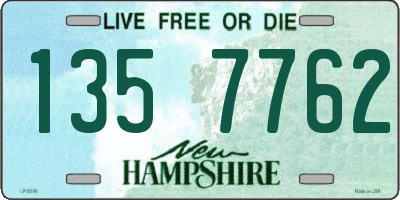 NH license plate 1357762