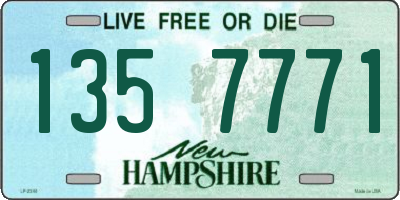 NH license plate 1357771