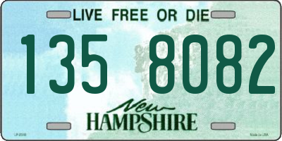 NH license plate 1358082