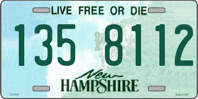 NH license plate 1358112