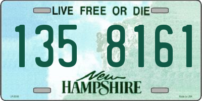 NH license plate 1358161