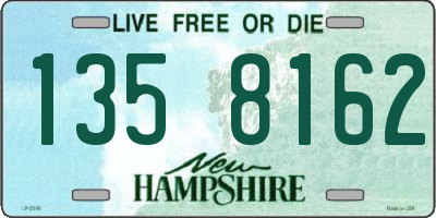 NH license plate 1358162