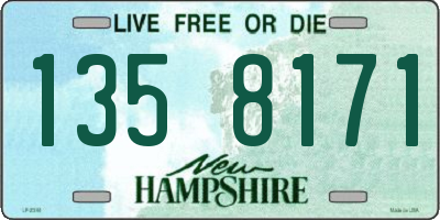 NH license plate 1358171