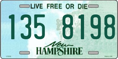 NH license plate 1358198