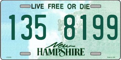 NH license plate 1358199