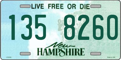 NH license plate 1358260